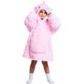 Cozy Noxxiez CH305 Jednorožec - hrejivá televízna mikinová deka s kapucňou pre deti 3 - 6